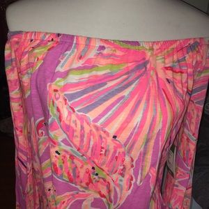 Lilly Pulitzer Off the Shoulder Top XS